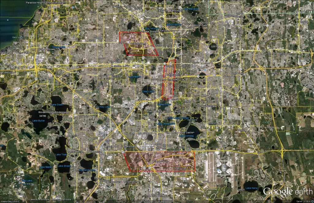 Orlando, Florida (FL) - Archived Aerial Infrared Imagery